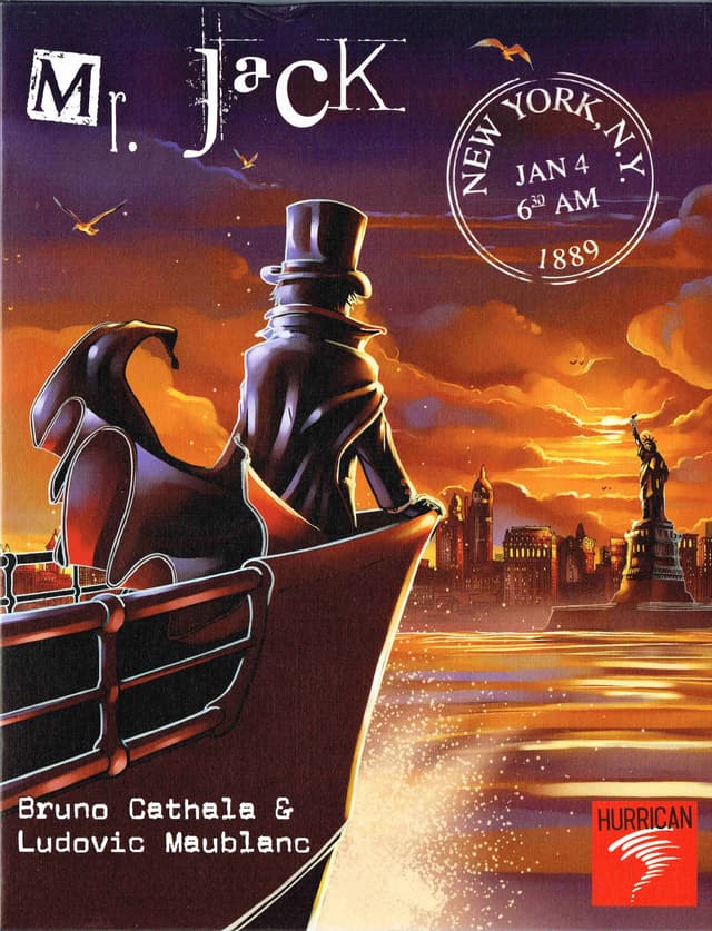 Portada juego de mesa Mr. Jack New York