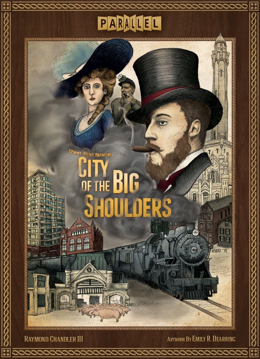 Portada juego de mesa City of the Big Shoulders