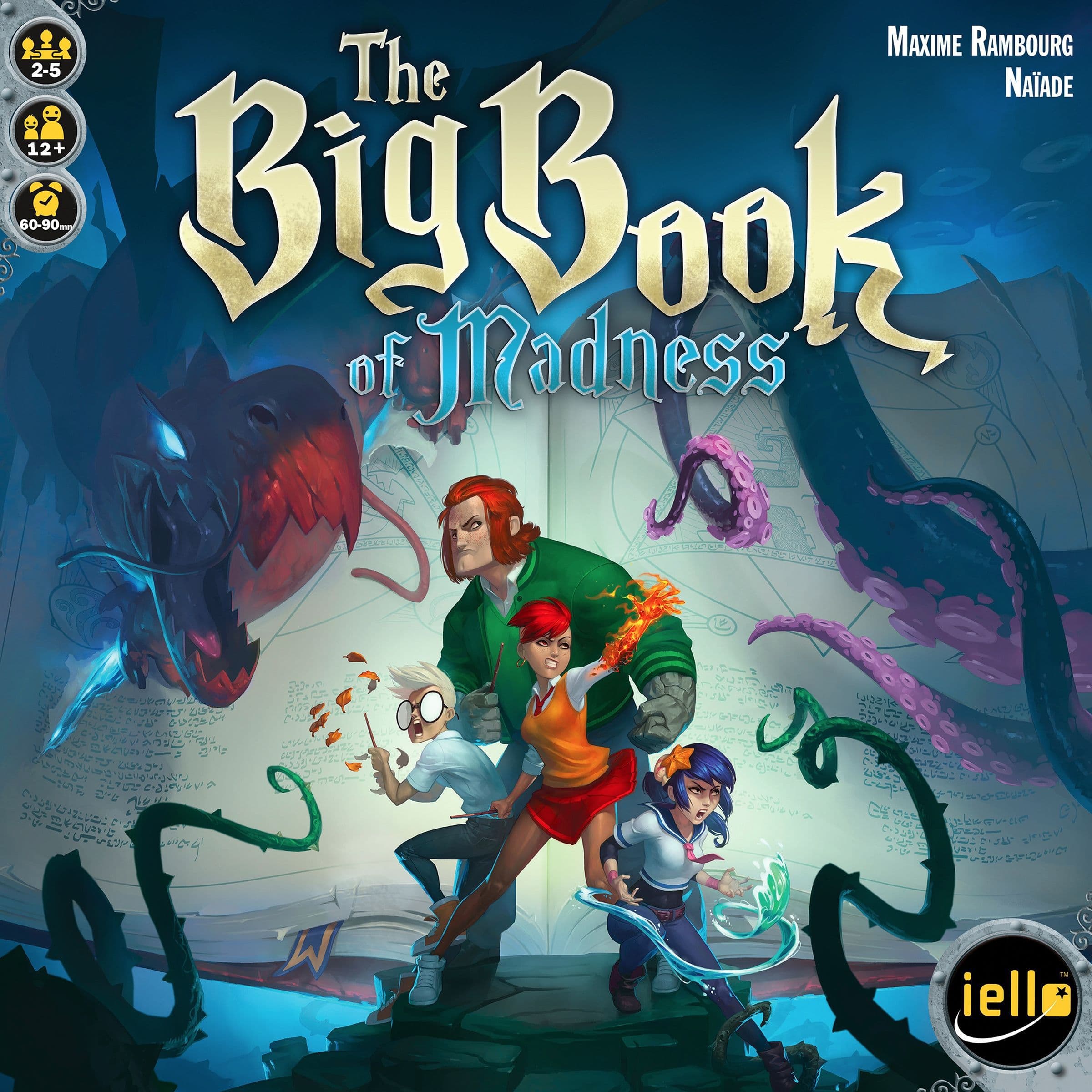 Portada juego de mesa El Gran Libro de la Locura
