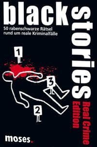 Portada juego de mesa Black Stories: Crímenes Reales