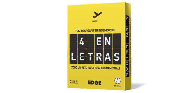 Portada juego de mesa 4 en Letras