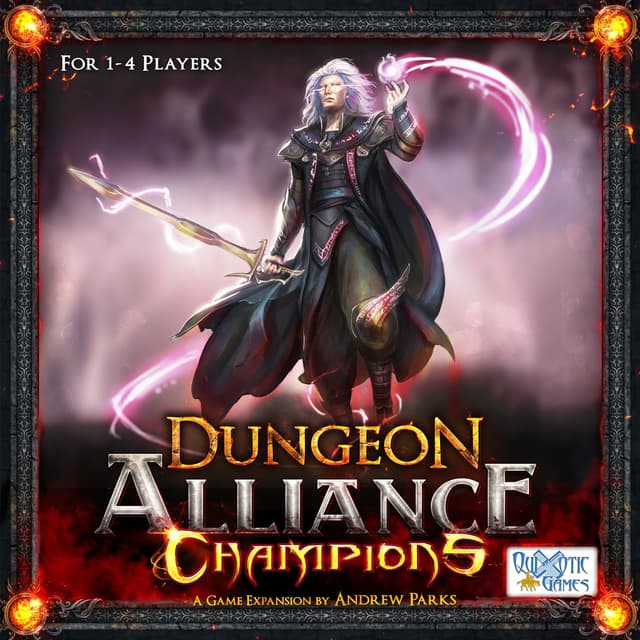 Portada juego de mesa Dungeon Alliance: Champions