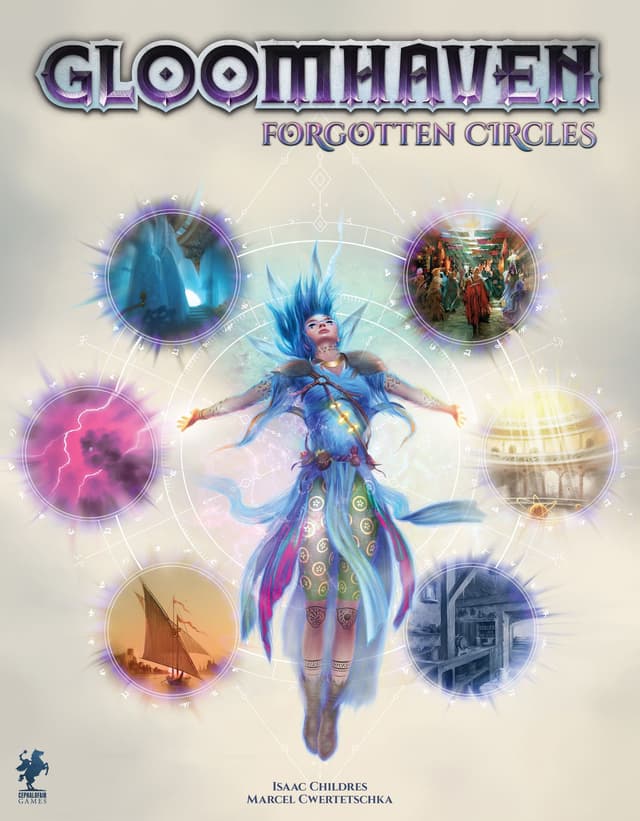 Portada juego de mesa Gloomhaven: Círculos Olvidados
