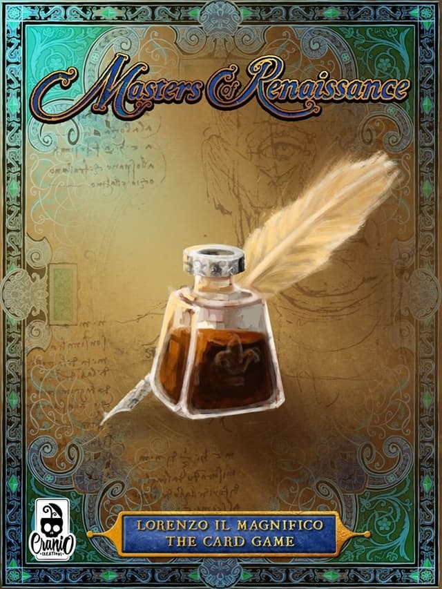 Portada juego de mesa Maestros del Renacimiento