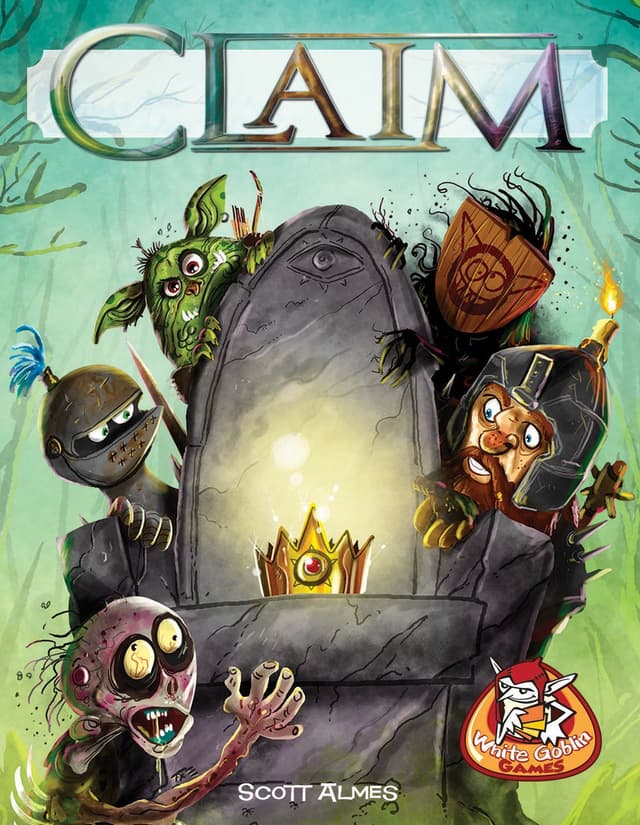 Portada juego de mesa Claim