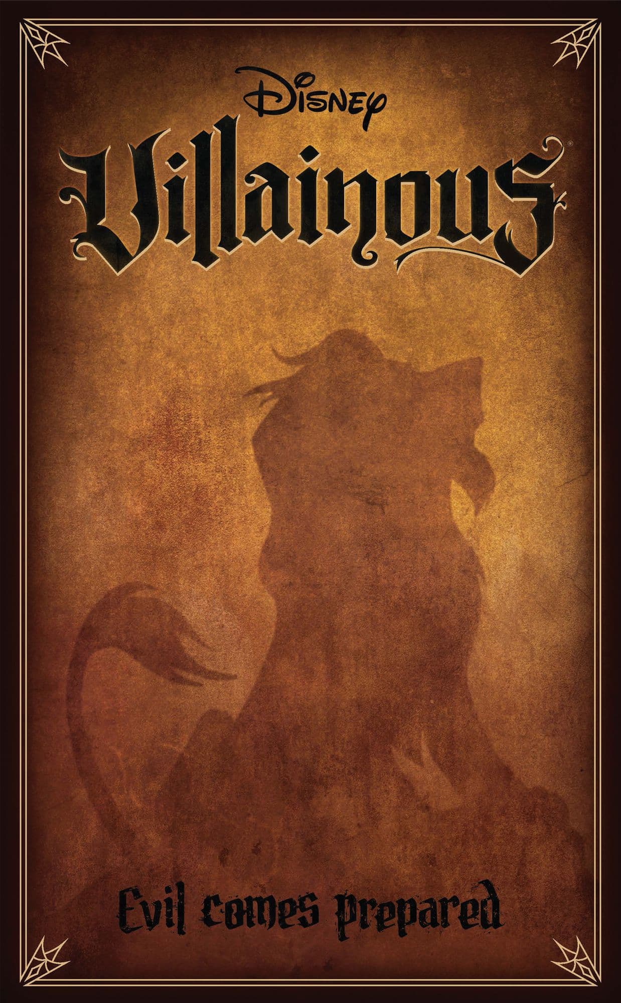 Portada juego de mesa Disney Villainous: Evil Comes Prepared
