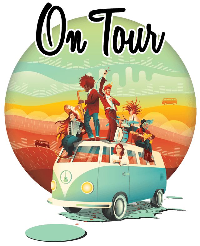 Portada juego de mesa On Tour