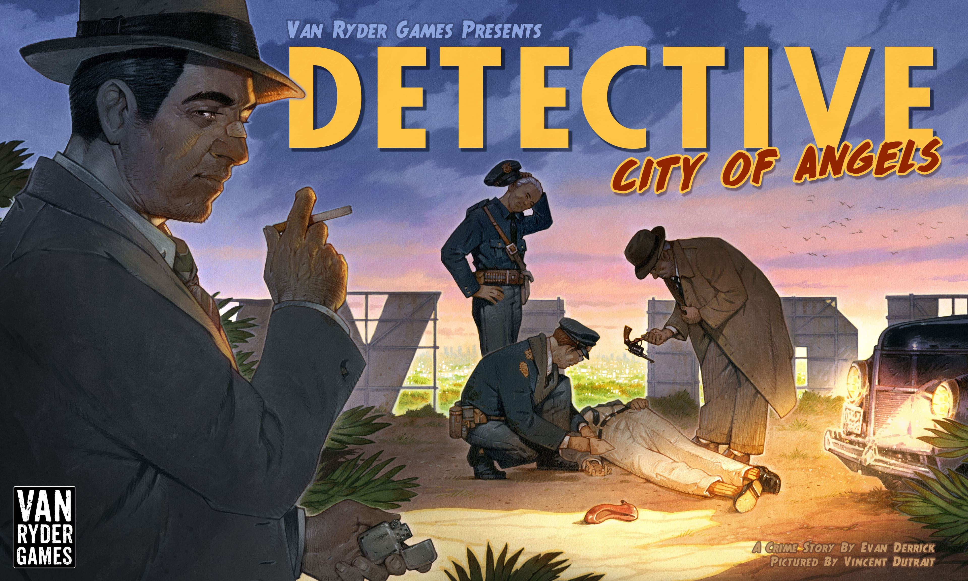 Portada juego de mesa Detective: City of Angels