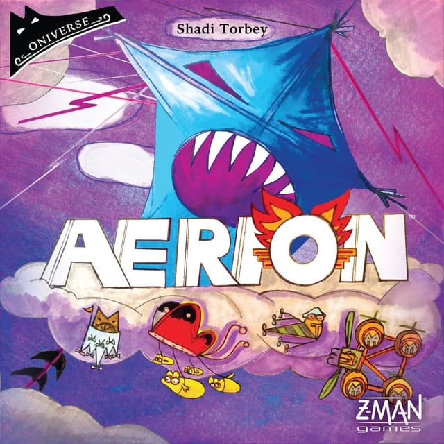 Portada juego de mesa Aerion