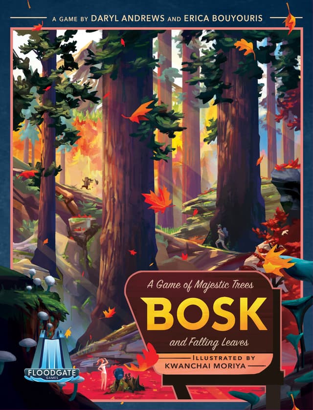 Portada juego de mesa Bosk