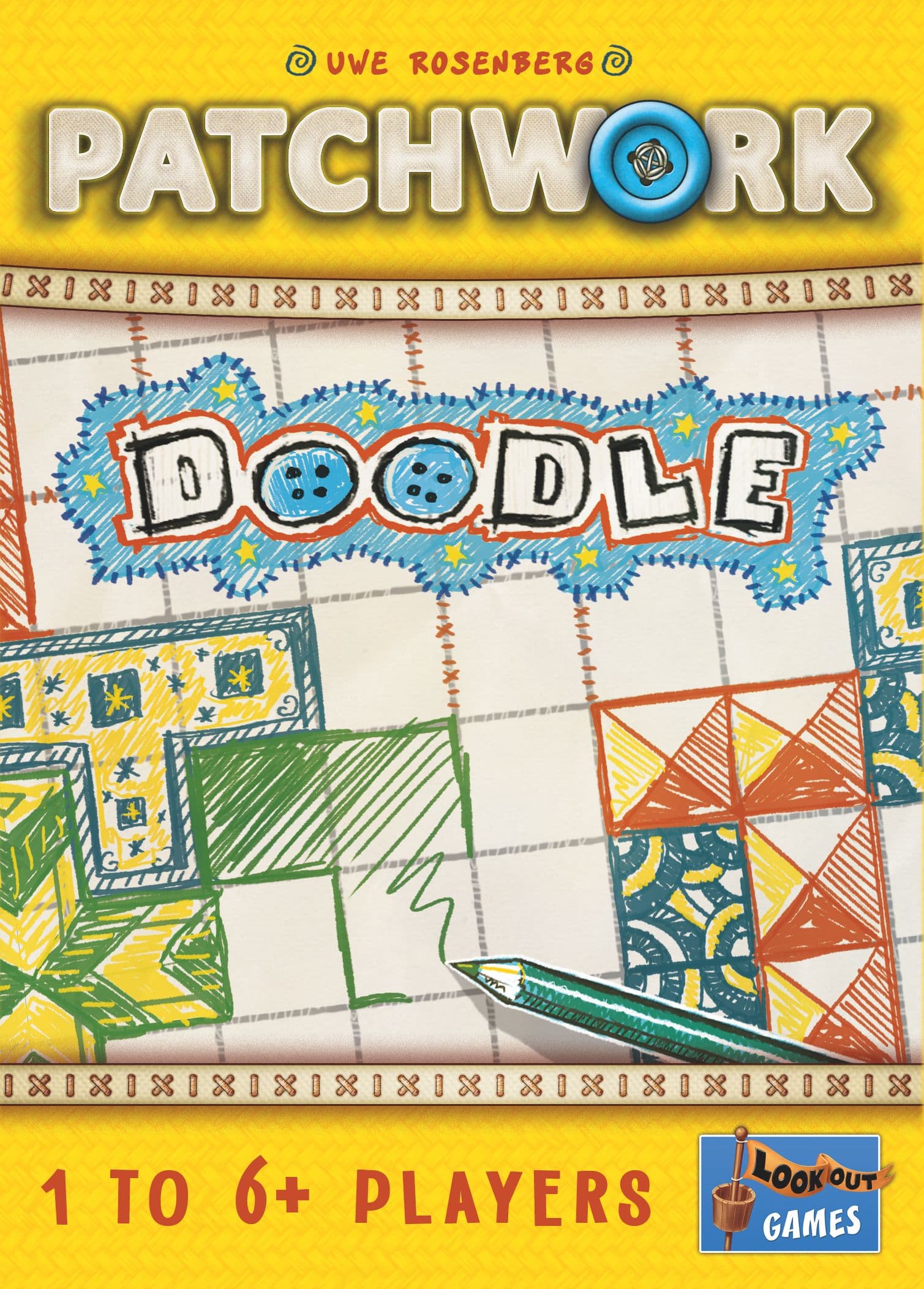 Portada juego de mesa Patchwork Doodle