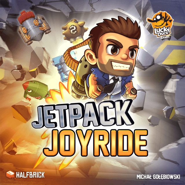Portada juego de mesa Jetpack Joyride