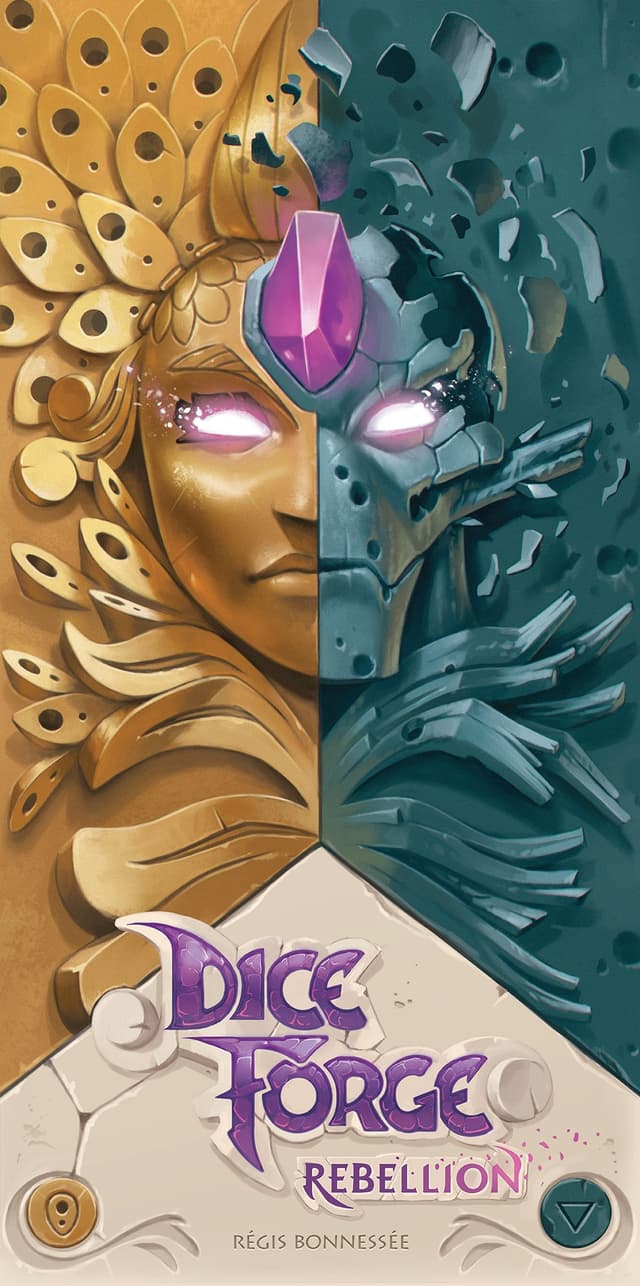 Portada juego de mesa Dice Forge: Rebellion