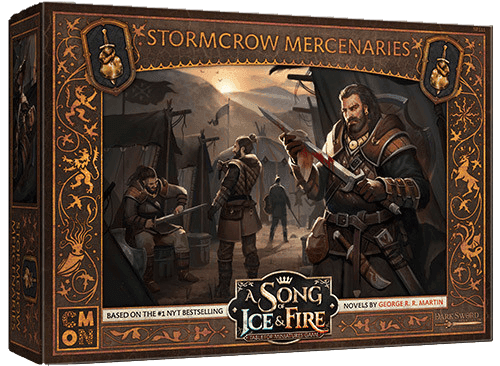 Portada juego de mesa Canción De Hielo Y Fuego – Mercenarios De Los Cuervos De Tormenta