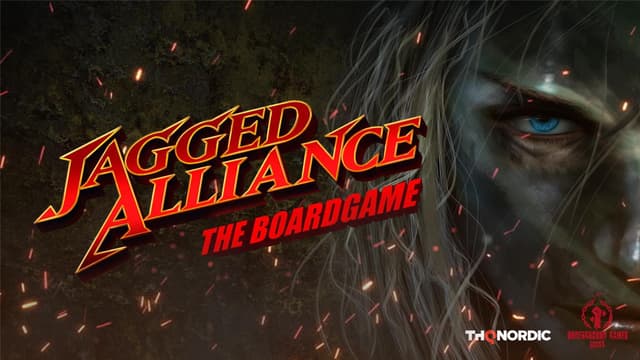 Portada juego de mesa Jagged Alliance: The Board Game