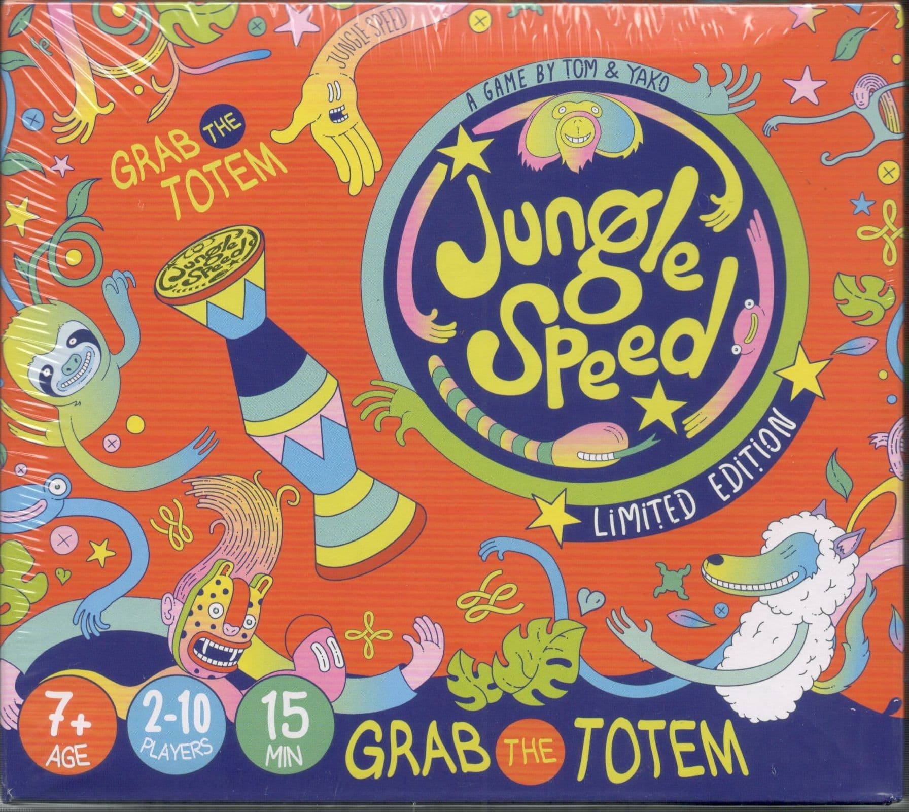 Portada juego de mesa Jungle Speed Edouardo Bertone Edición Limitáda