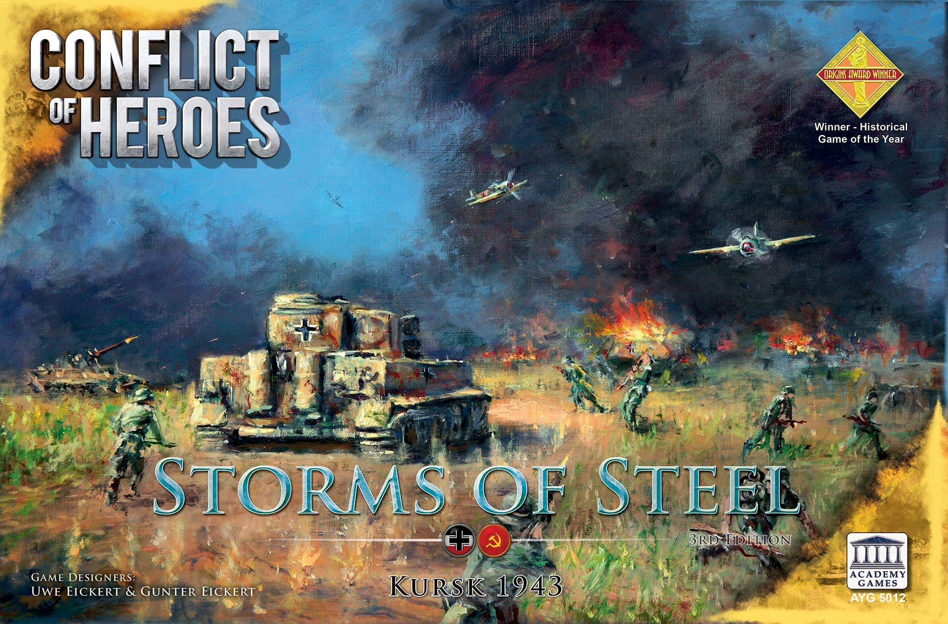 Portada juego de mesa Conflict of Heroes: Tormentas de Acero