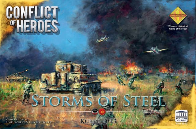 Portada juego de mesa Conflict of Heroes: Tormentas de Acero