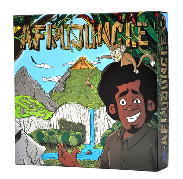 Portada juego de mesa Afrojungle