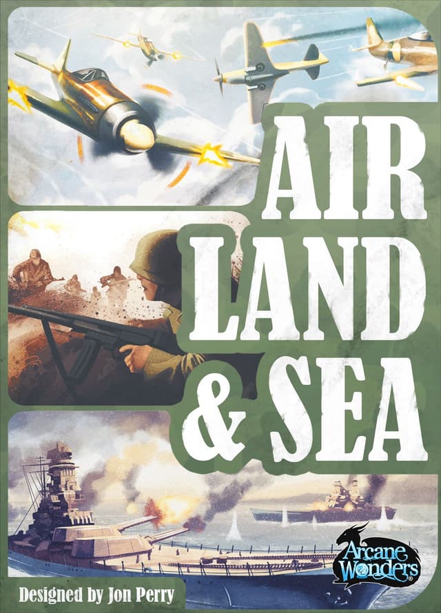 Portada juego de mesa Aire, Tierra y Mar