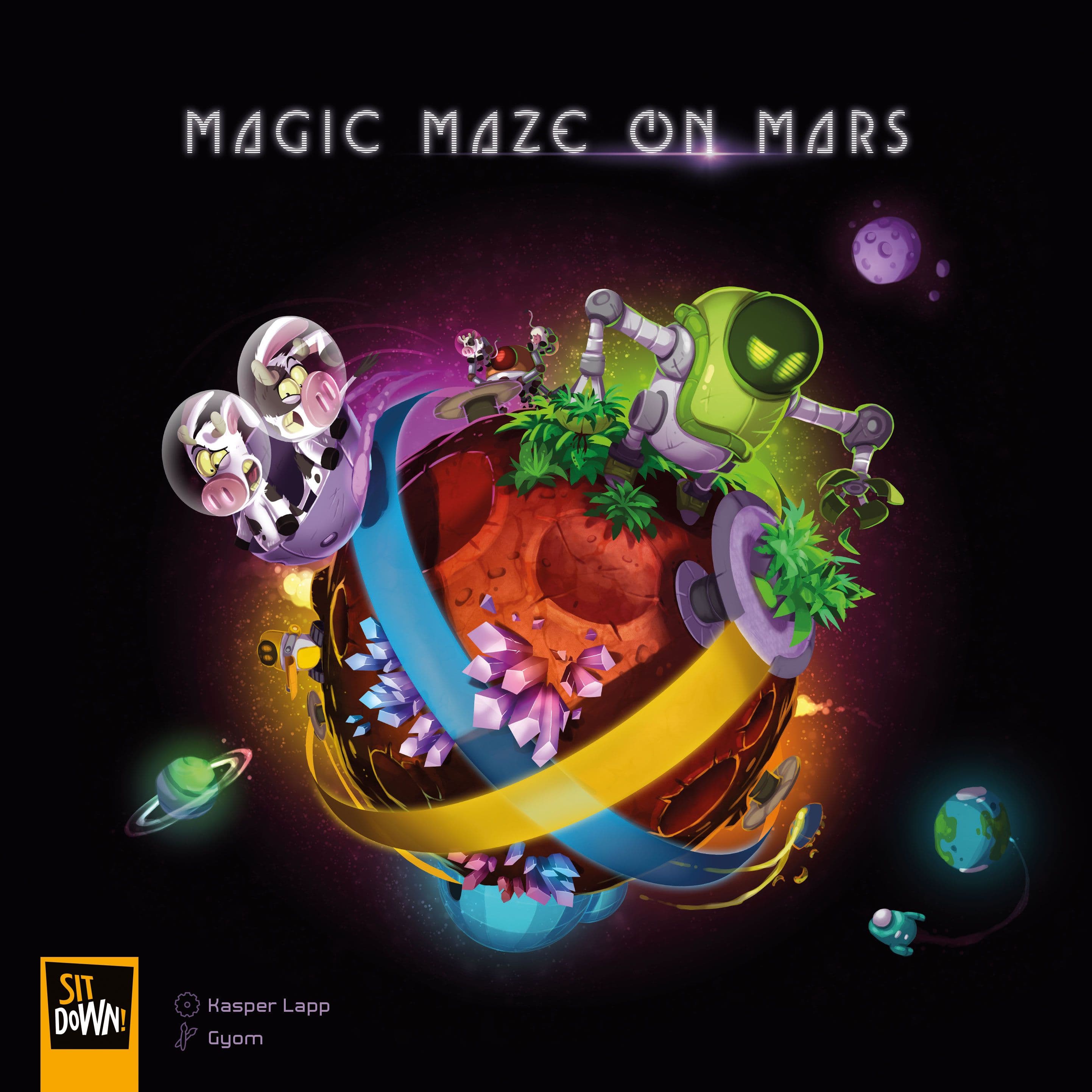 Portada juego de mesa Magic Maze en Marte