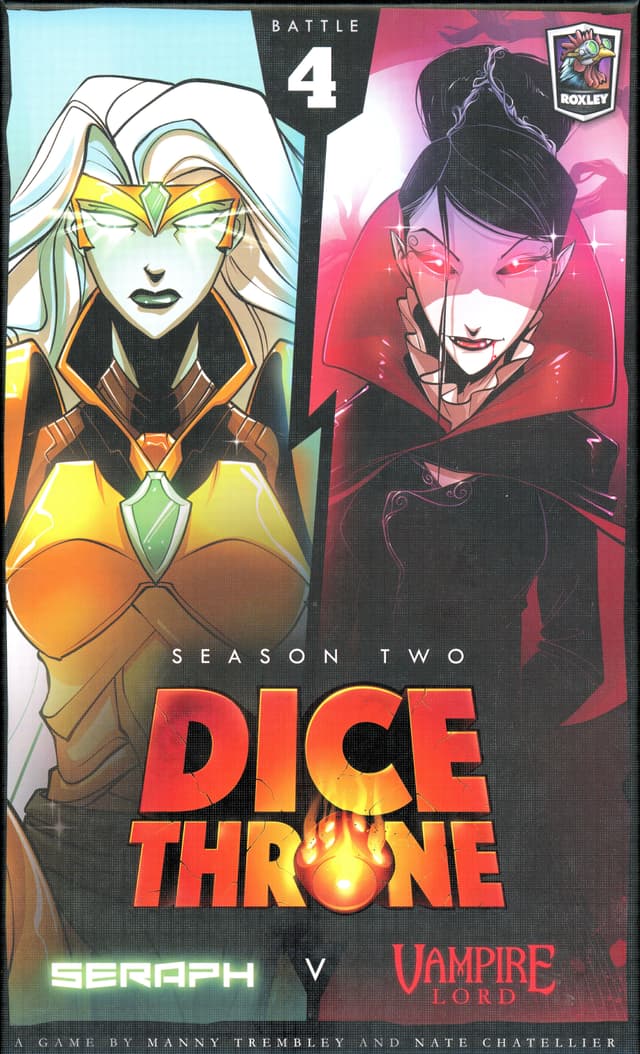 Portada juego de mesa Dice Throne: Season Two – Seraph v. Vampire Lord