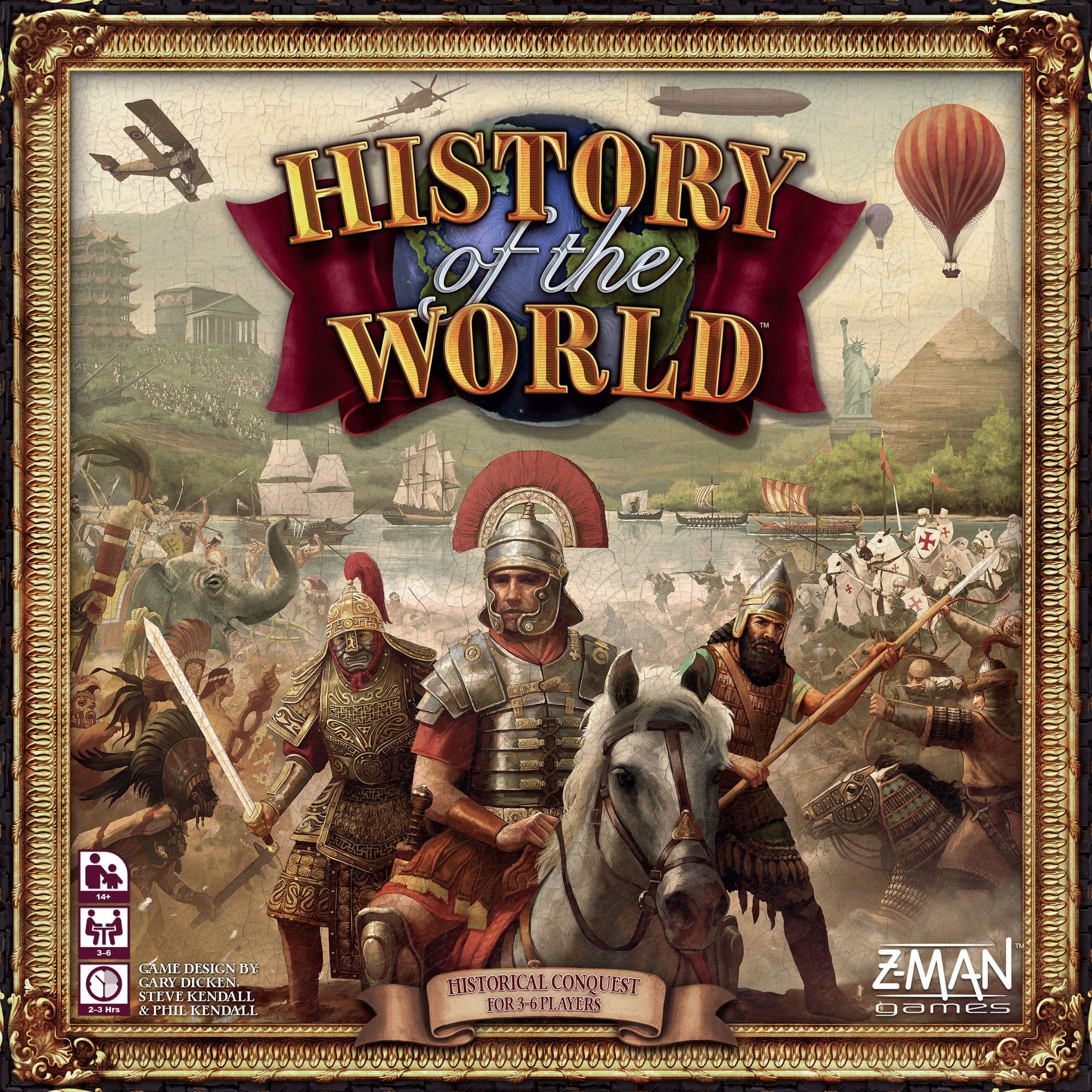 Portada juego de mesa History of the World