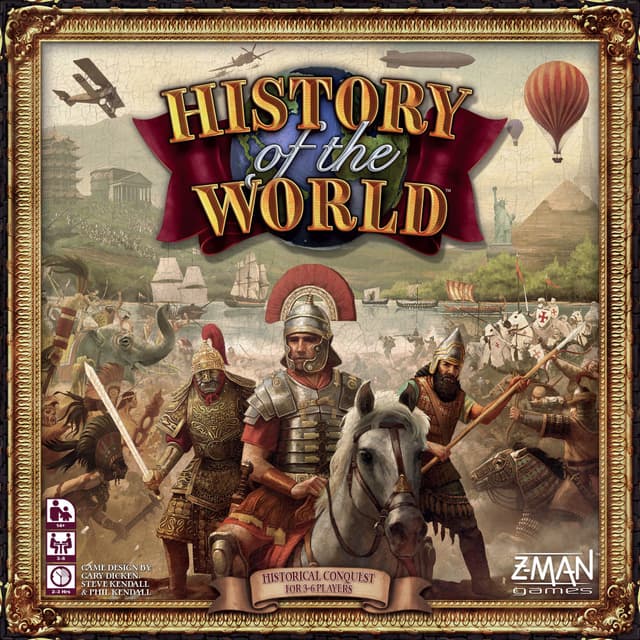 Portada juego de mesa History of the World