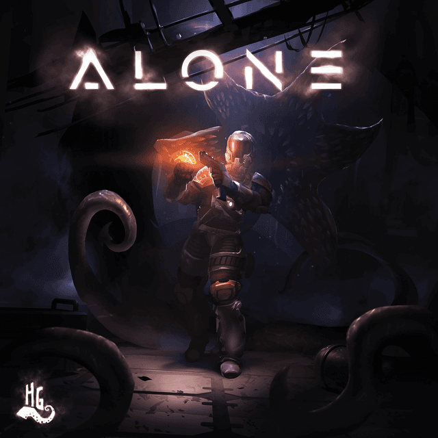 Portada juego de mesa Alone