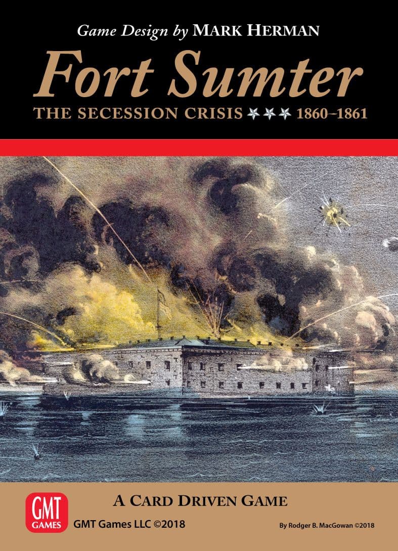 Portada juego de mesa Fort Sumter: The Secession Crisis, 1860-61