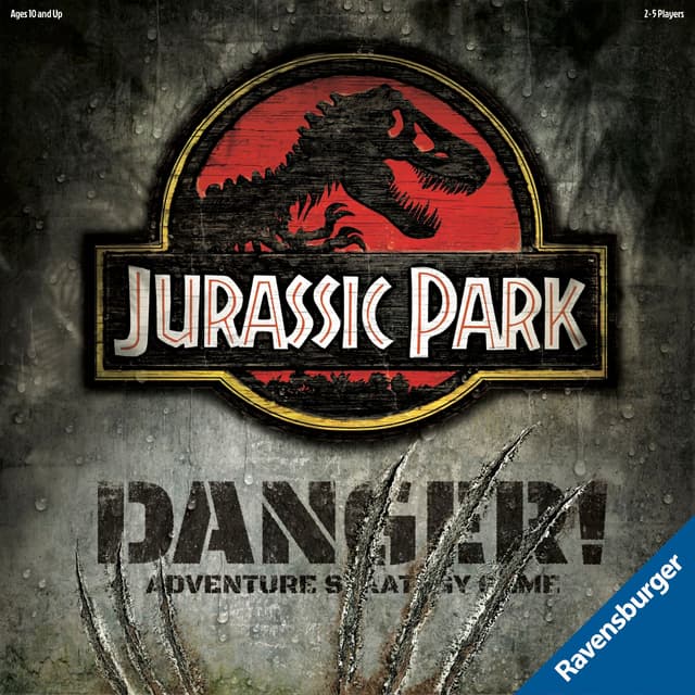 Portada juego de mesa Jurassic Park: Danger!