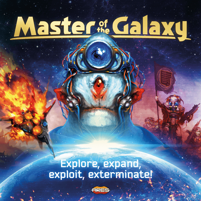 Portada juego de mesa Master of the Galaxy