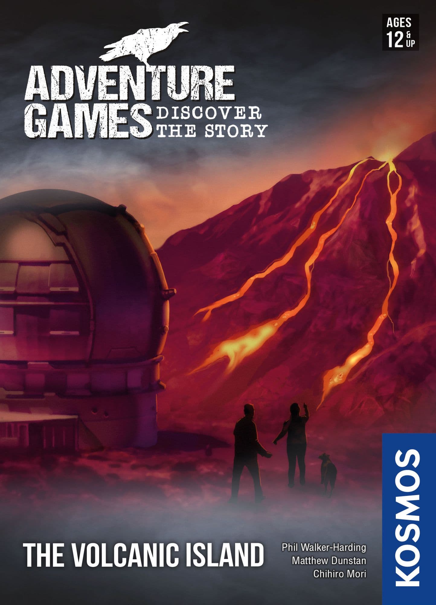 Portada juego de mesa Adventure Games: The Volcanic Island