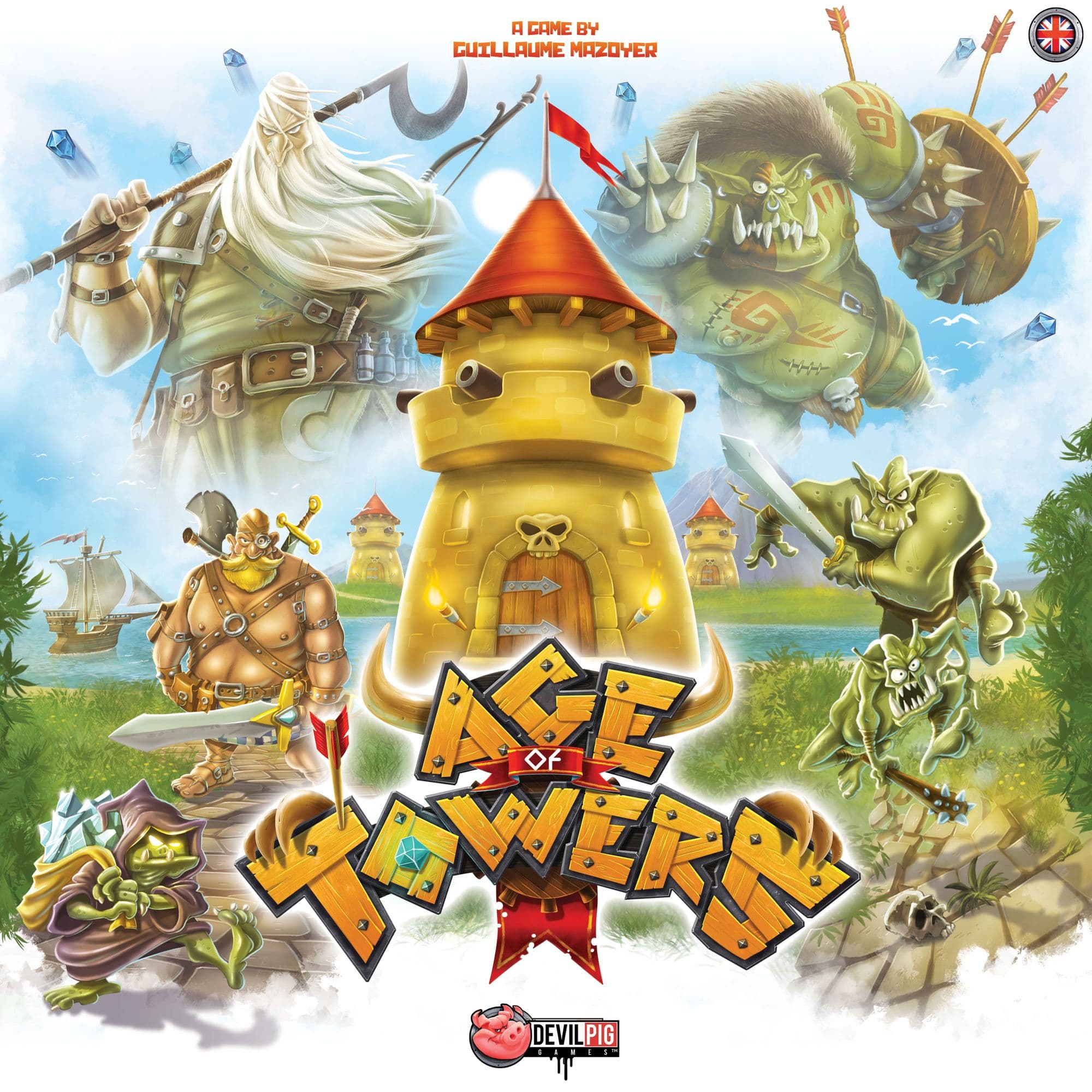 Portada juego de mesa Age of Towers