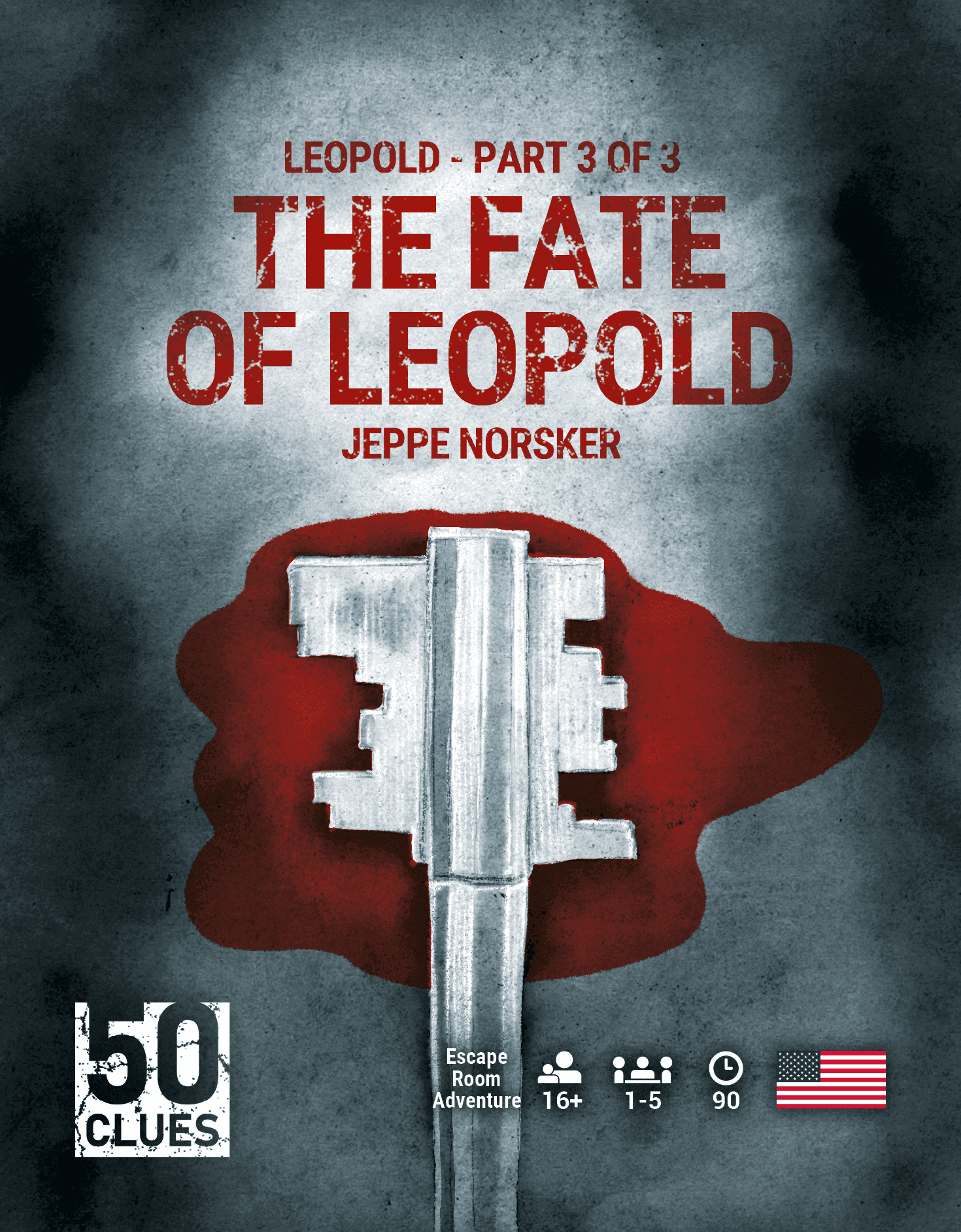Portada juego de mesa 50 Pistas: El Destino de Leopoldo