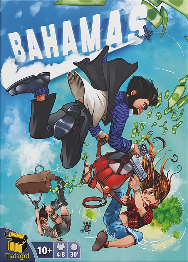 Portada juego de mesa Bahamas