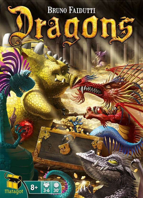 Portada juego de mesa El Tesoro de los Dragones