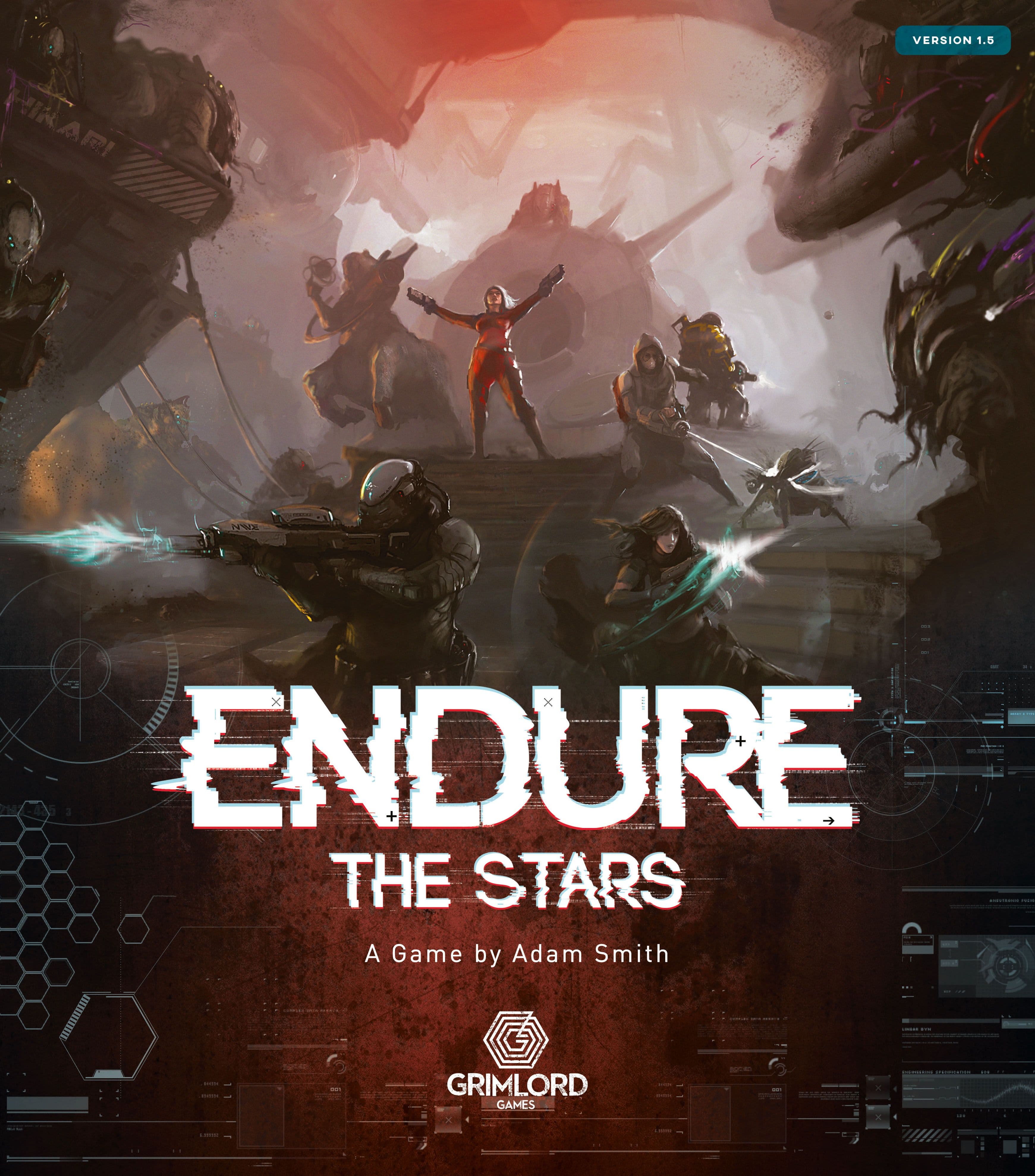 Portada juego de mesa Endure the Stars 1.5