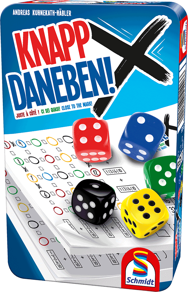 Portada juego de mesa Knapp Daneben!