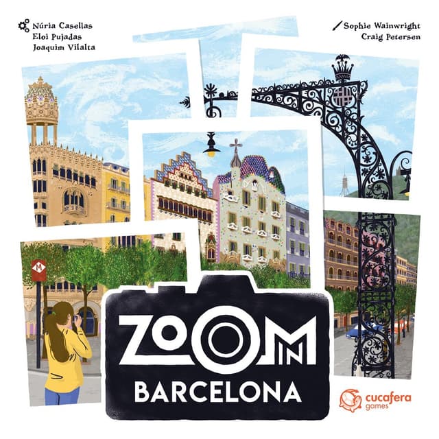 Portada juego de mesa Zoom in Barcelona
