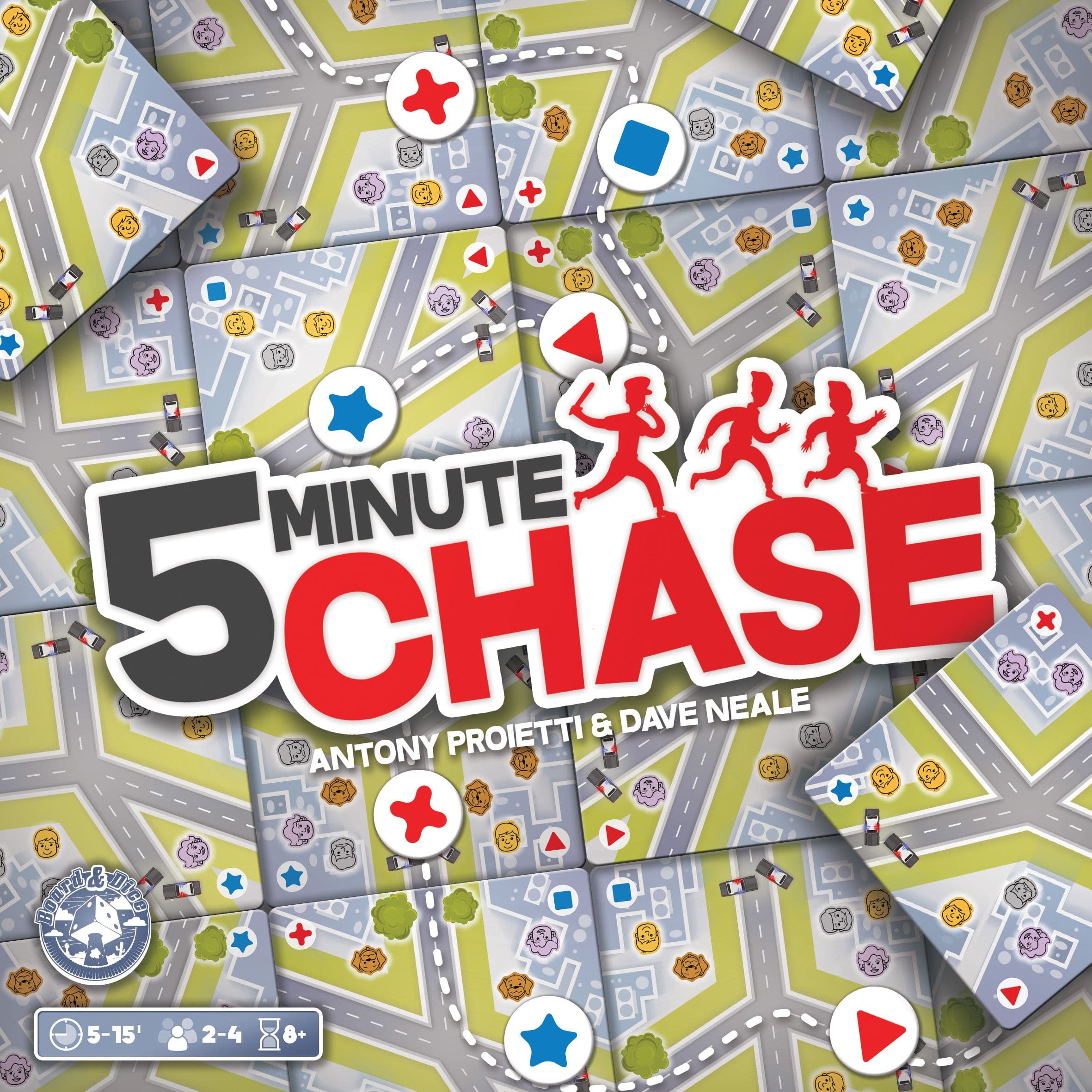 Portada juego de mesa 5 Minute Chase