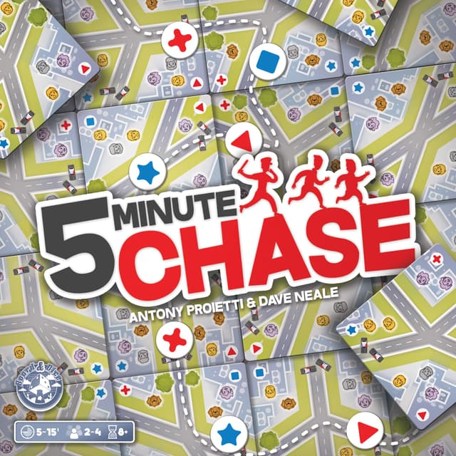 Portada juego de mesa 5 Minute Chase