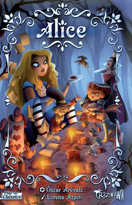 Portada juego de mesa Alice