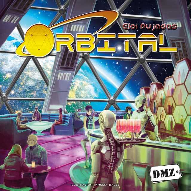 Portada juego de mesa Orbital