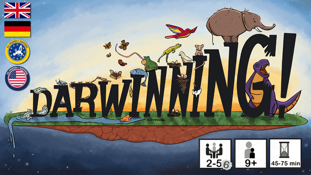 Portada juego de mesa Darwinning!