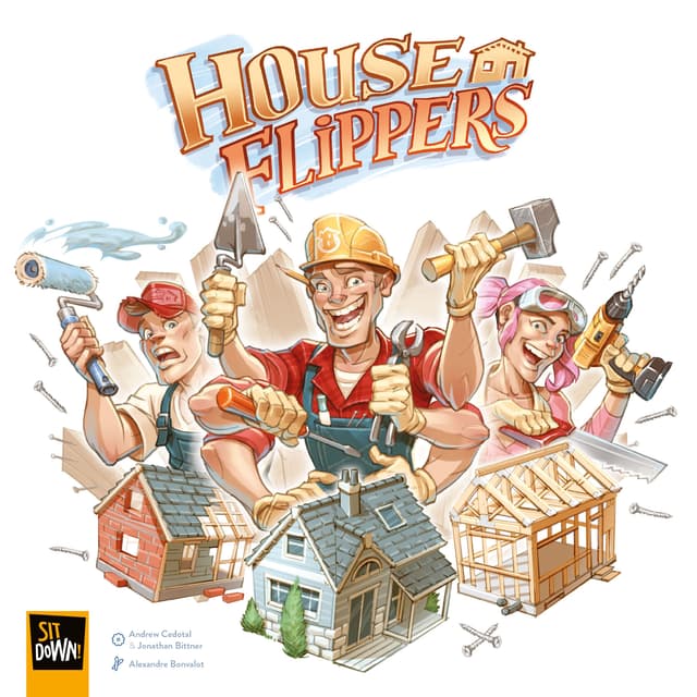 Portada juego de mesa House Flippers
