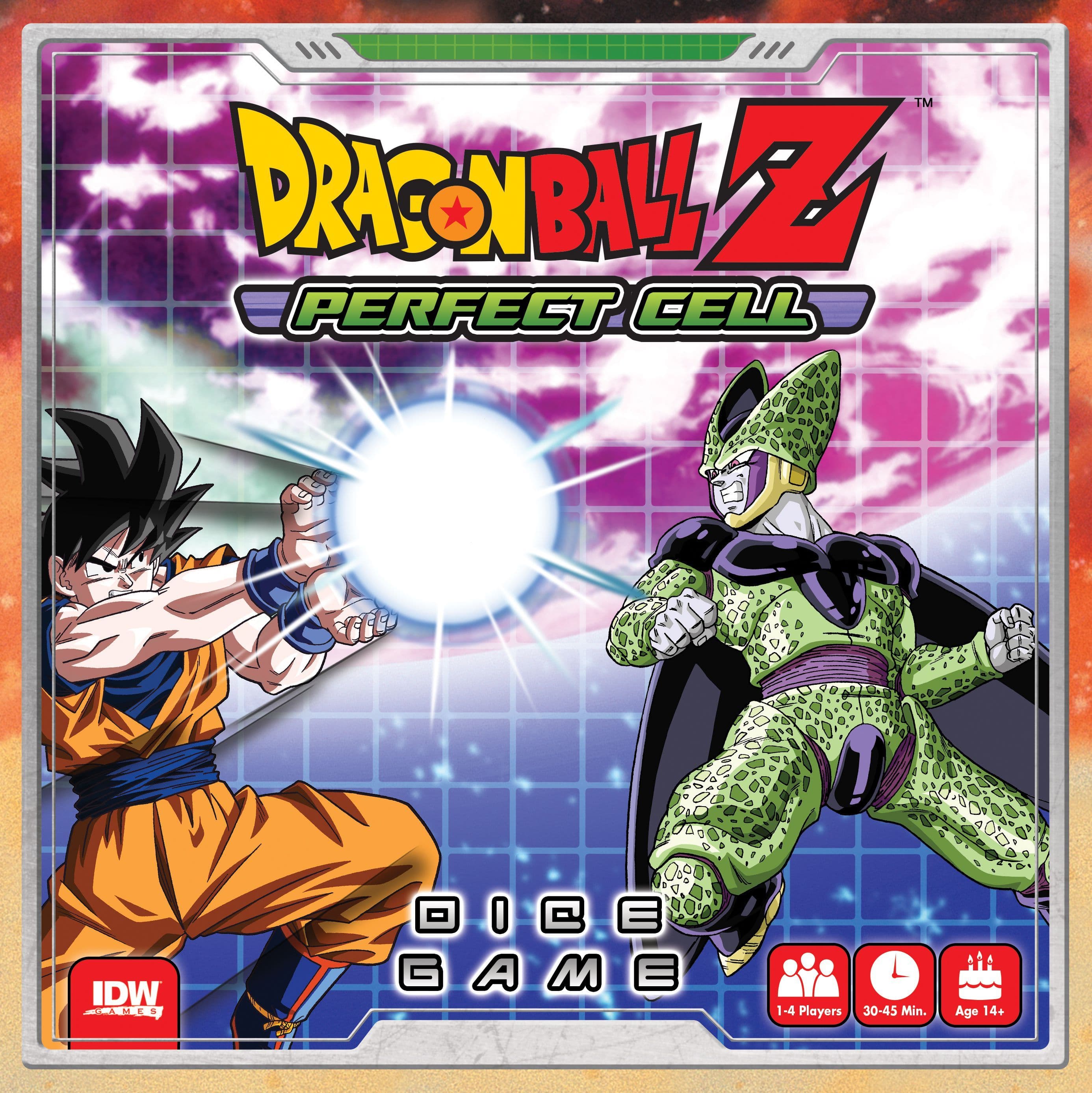 Portada juego de mesa Dragon Ball Z: Célula Perfecto