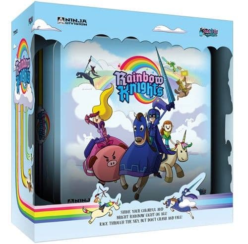 Portada juego de mesa Caballeros del Arcoiris