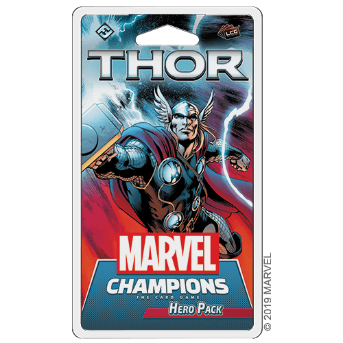 Portada juego de mesa Marvel Champions: El Juego de Cartas – Thor Pack de Héroe