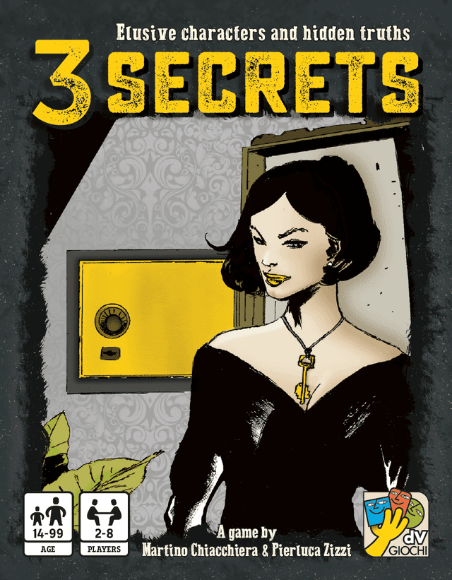 Portada juego de mesa 3 Secretos